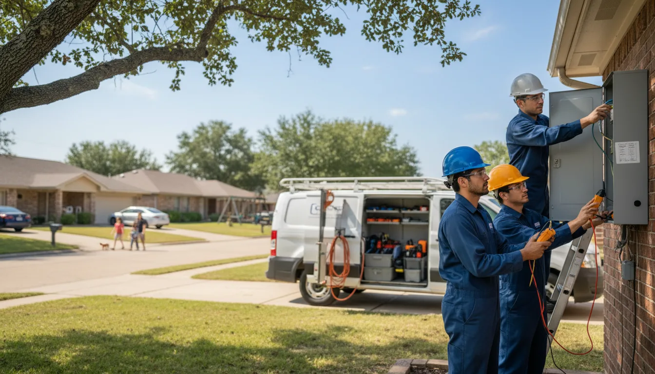 Certified electrician providing emergency electrical services in Meldrim, GA
